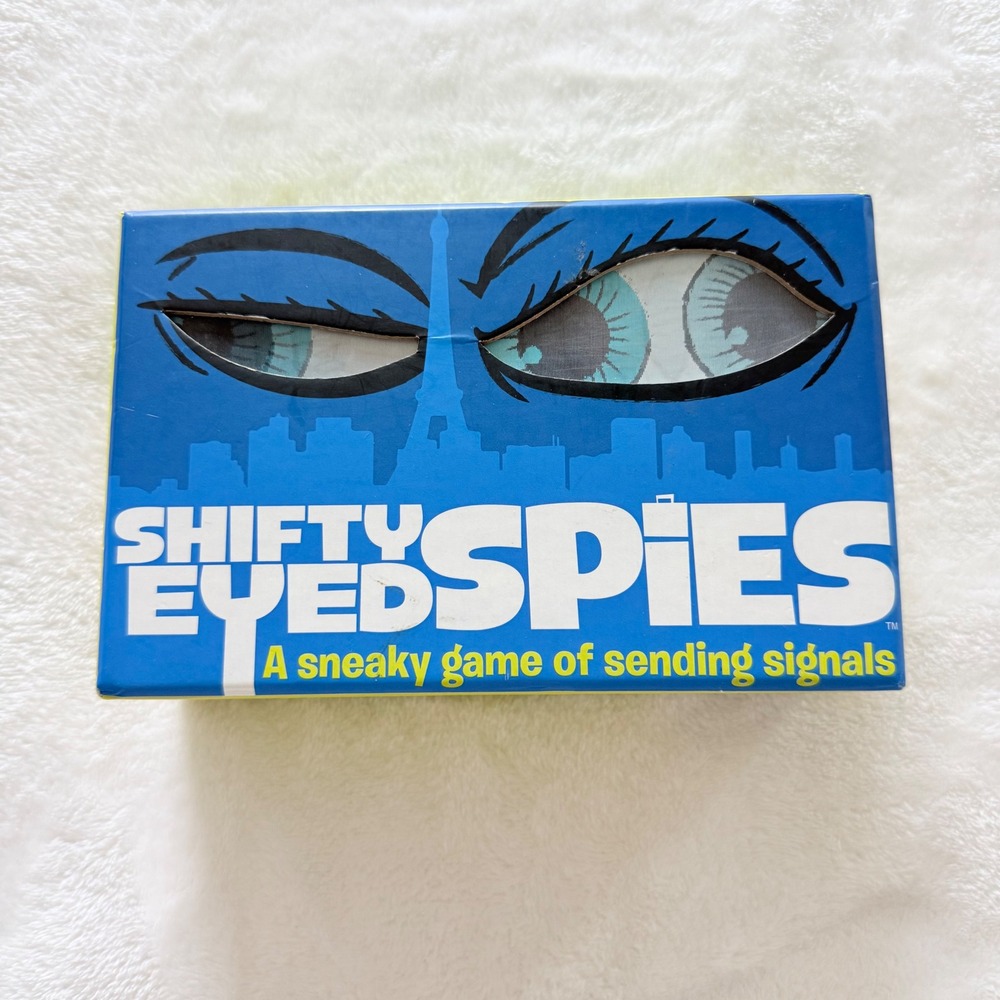 Big G Creative Shifty Eyed Spies Party Game Ages 9+ 4-8 Players Blue Yellow